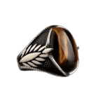 bague chevaliere tigre ovale force et courage en argent massif roas400 691 1