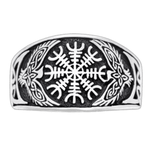 bague chevaliere viking bijou elegant pour les passionnes de la mythologie 55 3 mm 434 1