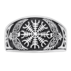 Bague Chevalière Viking: Bijou élégant Pour Les Passionnés De La Mythologie - 55.3 Mm