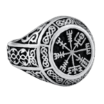 Bague Chevalière Viking En Acier Inoxydable - 55.3 Mm