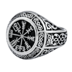 Bague Chevalière Viking En Acier Inoxydable