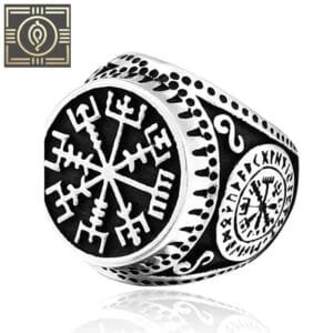 Bague Chevalière Viking: Puissante Signification Et Style Unique - 55.3mm