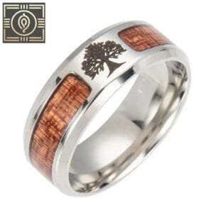 Bague Chevalière Viking Yggdrasil Mystique - 51.9 Mm