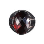 bague chevaliere zircon cubique rouge bijou homme moderne et imposant roas400 155 1