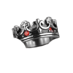 bague couronne homme symbole de prestige 54 4 mm argent 2 roas200 302 1