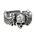 bague crane ailes vintages badass argent redimensionnable roas300 469 1