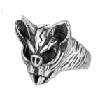 bague crane chat en acier inoxydable argent 54 mm roas250 379 1