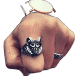 bague crane en argent sterling bijou occulte pour homme roas300 527 1
