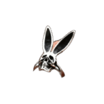 bague crane lapin en acier inoxydable audacieuse et originale roas200 942 1