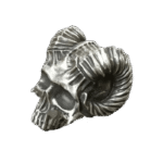 bague crane mort a cornes bijou en acier inoxydable roas250 101 1