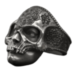 bague crane santa muerte en argent massif roas400 350 1