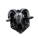 Bague Crâne Satan En Acier Inoxydable: Audace Et Durabilité