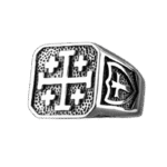 bague croix de jerusalem en acier inoxydable roas300 777 1