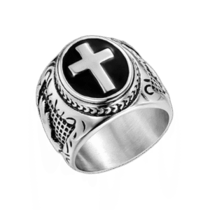 bague croix fond noir elegance audacieuse 54 mm argent roas250 468 1