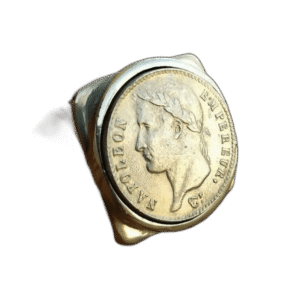 bague dacier inoxydable a leffigie de napoleon 1er 57 mm or roas400 985 1