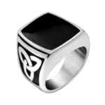 Bague De La Trinité: Symbole De Foi élégant - Argent / 54.4 Mm