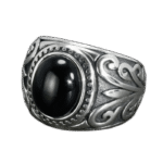 bague de luxe en argent avec pierre precieuse dagate onyx noir roas300 980 1