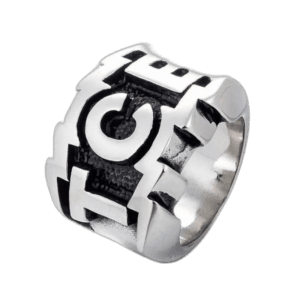 Bague Elvis Presley Tcb Avec Initiales Gravées 2 Bague Elvis Presley Tcb Avec Initiales Gravées - 54.4 Mm