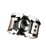 Bague Elvis Presley Tcb Avec Initiales Gravées