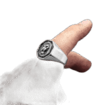 bague en acier inoxydable avec tete de lion expression masculine et elegance roas200 555 1