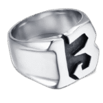 bague en acier inoxydable un symbole daudace argent 51 8 mm roas250 136 1