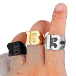 bague en acier inoxydable un symbole daudace roas250 803 1