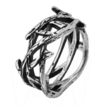 bague epine en acier inoxydable declaration de style 51 8 mm argent roas250 575 1