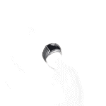 bague etincelante en acier inoxydable couleur metal roas200 198 1