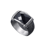 bague etincelante en acier inoxydable couleur metal roas200 260 1