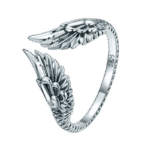 bague femme aile style unique pour recherchee argent redimensionnable roas250 932 1