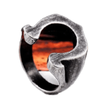 Bague Fer à Cheval Homme En Acier Inoxydable