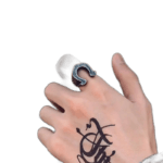 Bague Fer à Cheval Homme En Acier Inoxydable