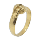 Bague Fine En Acier Inoxydable Pour Homme-femme - 55 Mm / Or