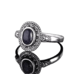 bague fine en gres bleu serti de pierre semi precieuse roas200 784 1
