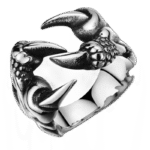 bague griffe dragon en acier inoxydable pour un look moderne 55 mm roas200 599 1
