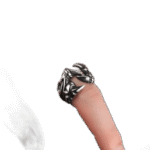 bague griffe dragon en acier inoxydable pour un look moderne roas200 904 1