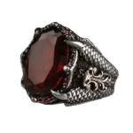 bague griffe pierre rouge style elegant et durabilite maximale 69 mm roas400 892 1