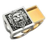 bague homme acier lion revelez votre puissance masculine roas300 331 1