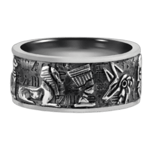 bague homme argent anubis style unique et sensationnel 54 4 mm roas300 932 1