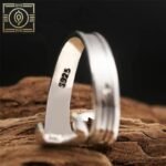 bague homme argent sterling en forme de cle plate redimensionnable roas300 321 1