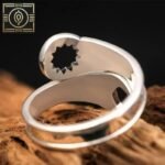 bague homme argent sterling en forme de cle plate redimensionnable roas300 555 2