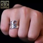 bague homme argent sterling en forme de cle plate redimensionnable roas300 901 1