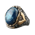 Bague Homme Azurite: élégance Exceptionnelle