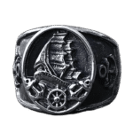 bague homme chevaliere pirate en acier inoxydable 57 mm roas250 861 1