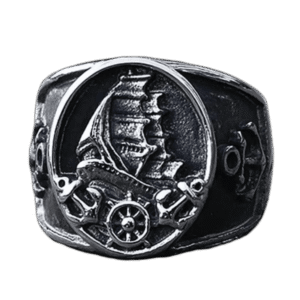 bague homme chevaliere pirate en acier inoxydable 57 mm roas250 861 1