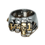 bague homme en acier inoxydable tete de mort poing roas250 579 1
