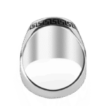 bague homme en argent avec pierre donyx rectangulaire roas300 501 1