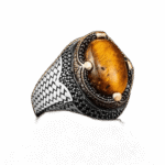 bague homme en argent sterling 925 sertie dune pierre doeil de tigre roas400 216 1