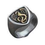 bague homme motif dragon en acier inoxydable 54 4 mm or roas250 687 1