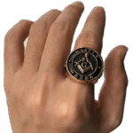 bague homme or acier inoxydable pour maconnier maitre roas200 215 1